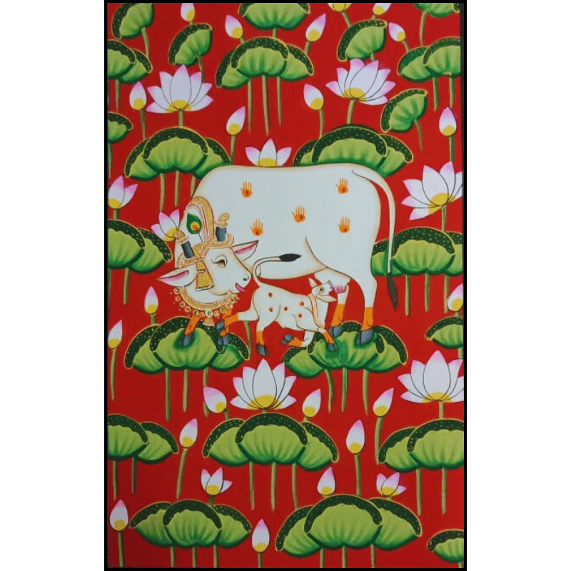 Cow Pichwai Paintings | Kamdhenu Art for Prosperity & Peace